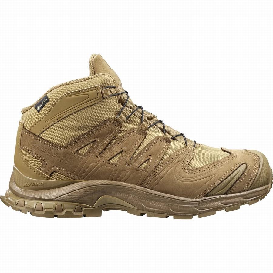 Buty Taktyczne Salomon Xa Forces Mid Gore-tex Męskie Brązowe ||HEI533RU||